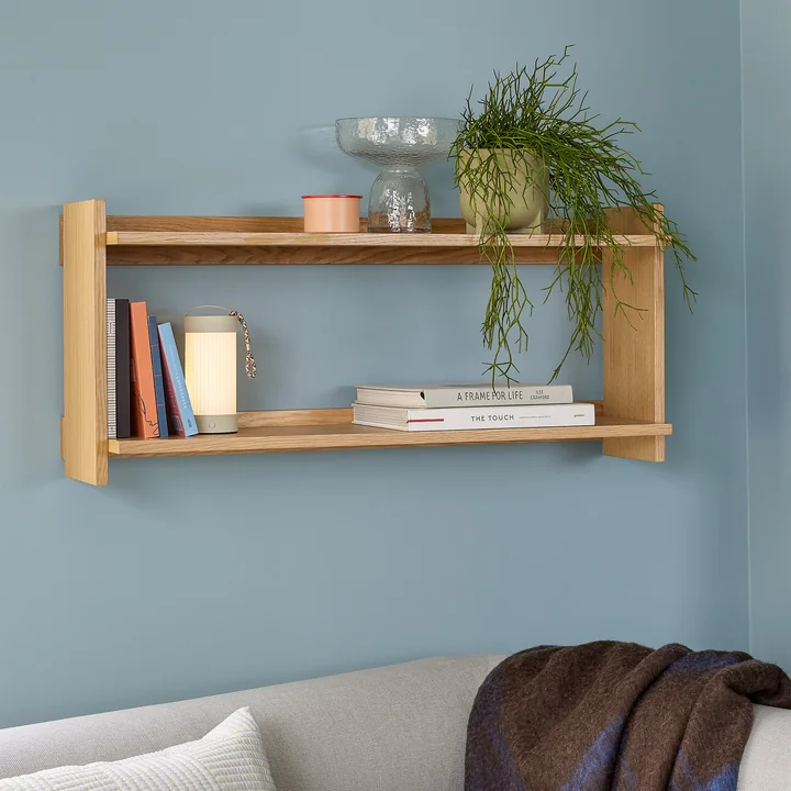 Hübsch Interior - Forma wall shelf, 100 x 44 cm, natural oak