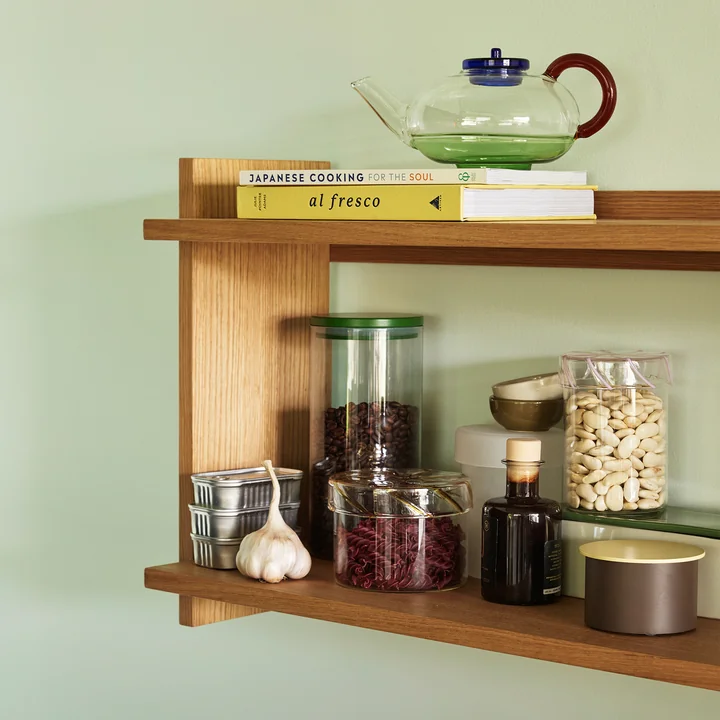 Hübsch Interior - Forma wall shelf, 100 x 44 cm, natural oak