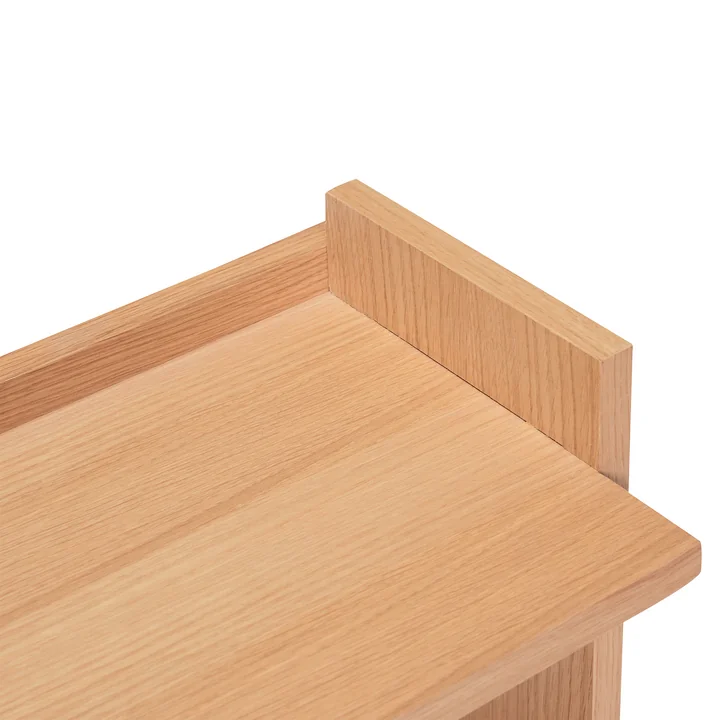 Hübsch Interior - Forma wall shelf, 100 x 44 cm, natural oak