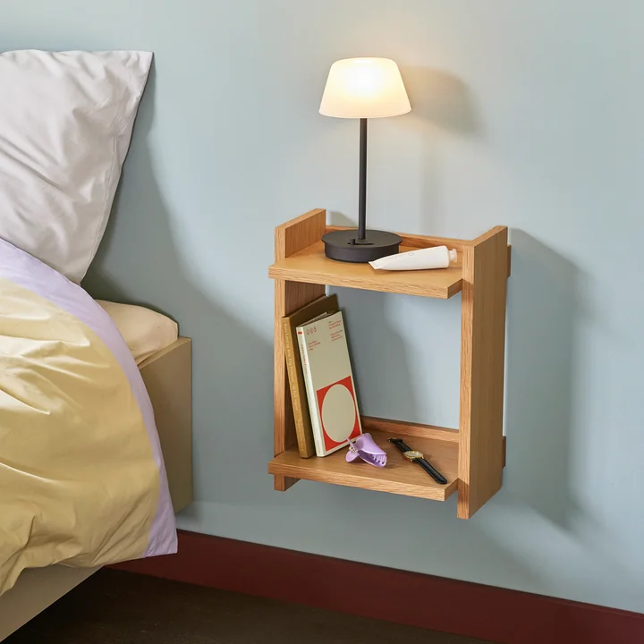 Hübsch Interior - Forma wall shelf, 34 x 44 cm, natural oak