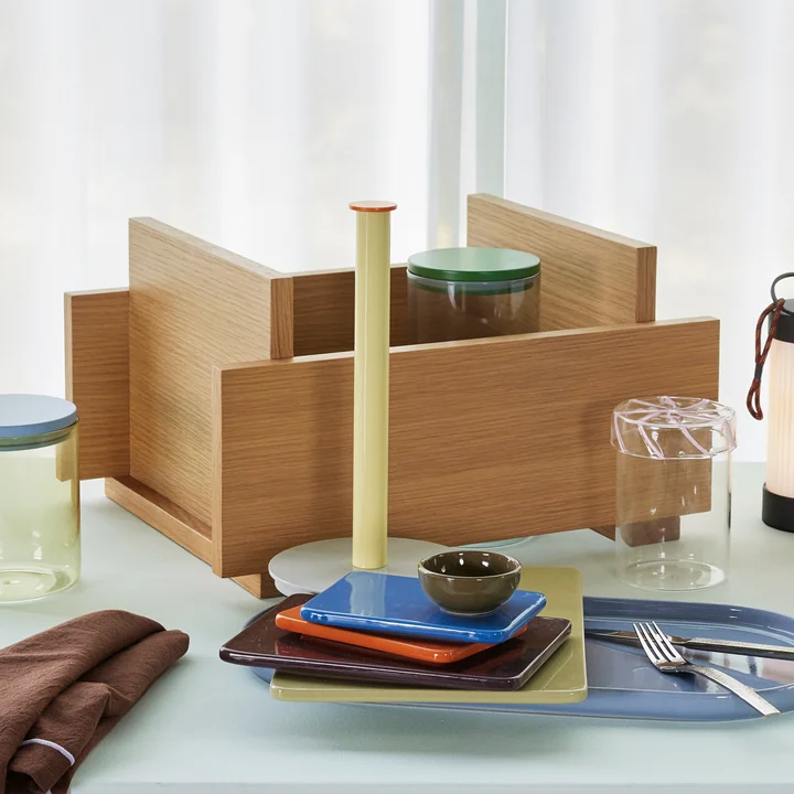 Hübsch Interior - Forma wall shelf, 34 x 44 cm, natural oak