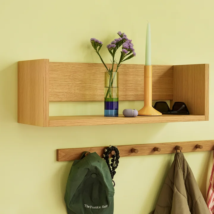 Hübsch Interior - Gap wall shelf, L 64 cm, natural oak