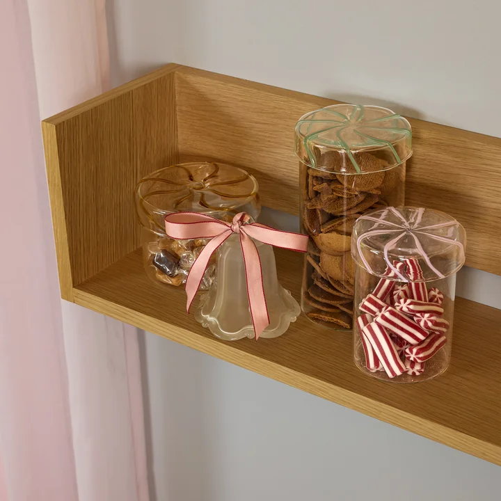 Hübsch Interior - Gap wall shelf, L 64 cm, natural oak