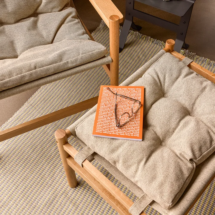 Hübsch Interior - Heritage Stool nature / beige