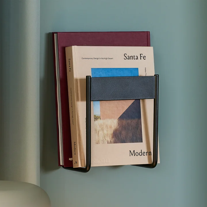 Hübsch Interior - Inbetween magazine holder, black