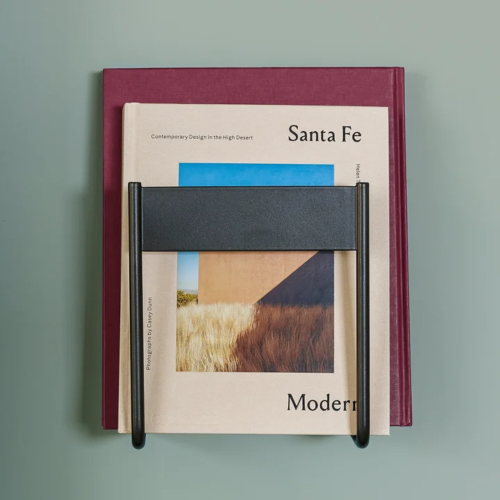 Hübsch Interior - Inbetween magazine holder, black