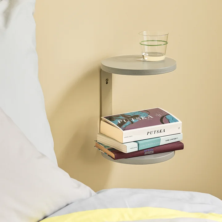 Hübsch Interior - Oto wall shelf, gray