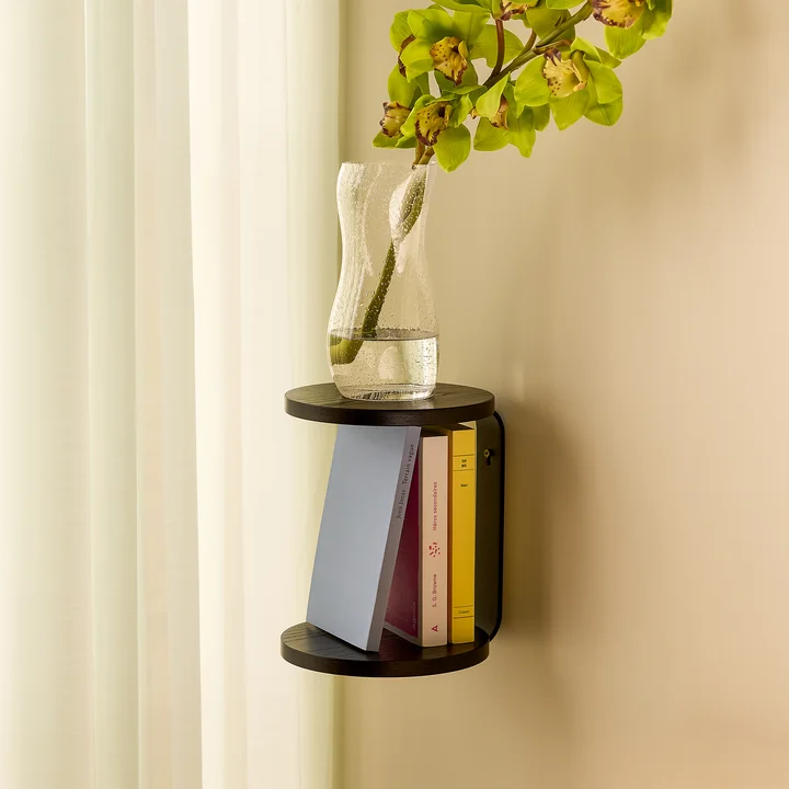 Hübsch Interior - Oto wall shelf, black