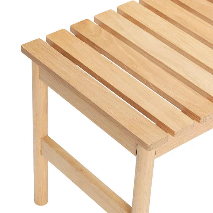 Hübsch Interior - Row Bench, L 70 x 45 cm, oak