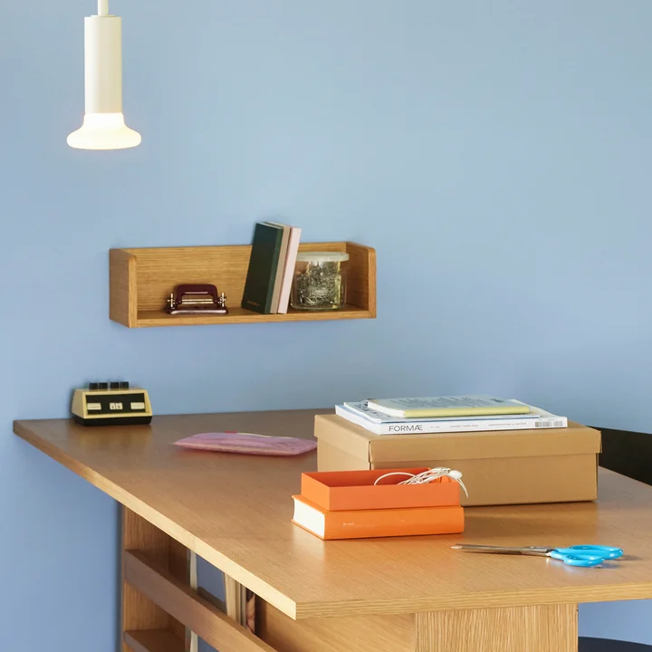 Hübsch Interior - Savor wall shelf, L 40 cm, natural oak