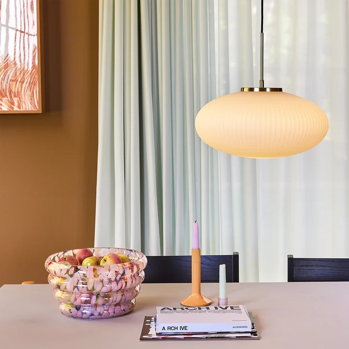 Hübsch Interior - Serene pendant light Ø 40 cm, white