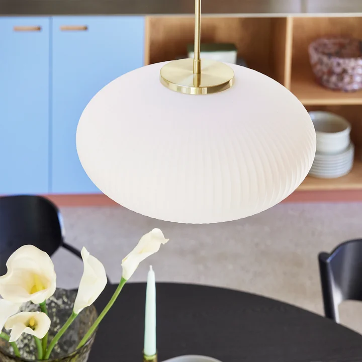 Hübsch Interior - Serene pendant light Ø 40 cm, white