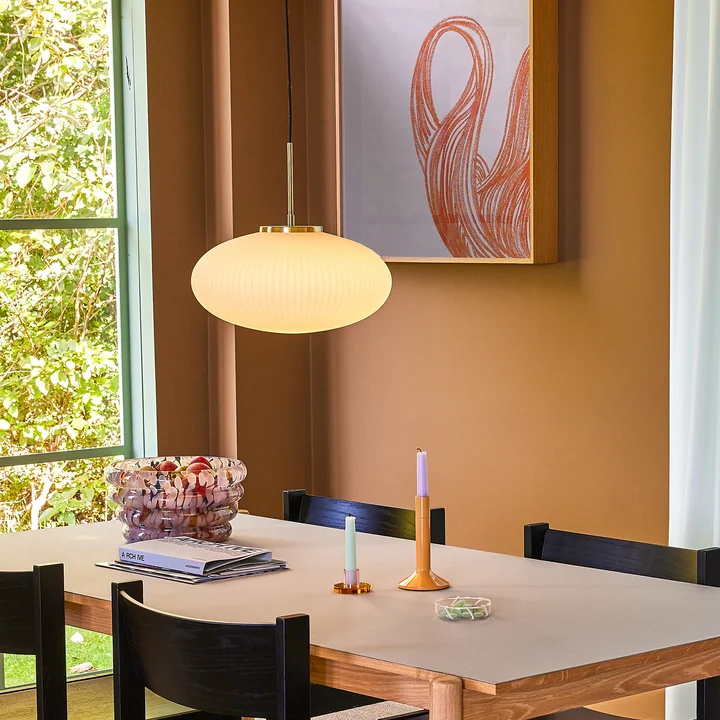 Hübsch Interior - Serene pendant light Ø 40 cm, white