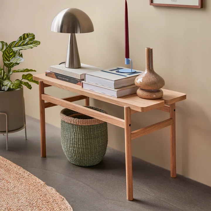 Hübsch Interior - Split Coffee table, 120 x H 45 cm, natural oak