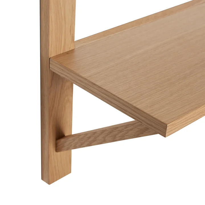 Hübsch Interior - Triarch Wall shelf, 70 x 100 cm, oak