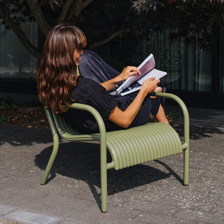 Tom Dixon - Groove Lounge Chair, moss green