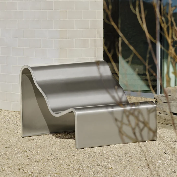 Muuto - Dream View Bench, steel, 100 cm