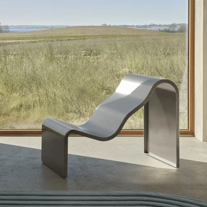 Muuto - Dream View Bench, steel, 60 cm