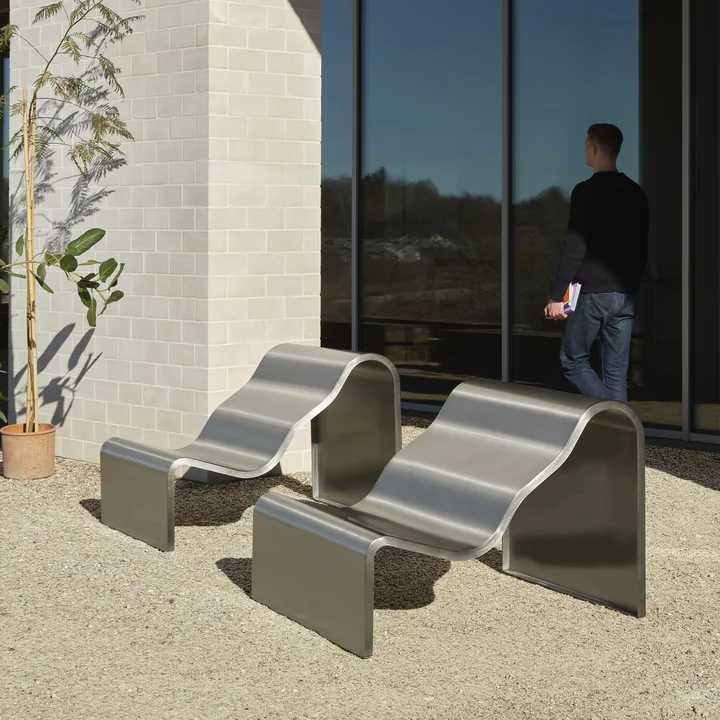 Muuto - Dream View Benches, steel