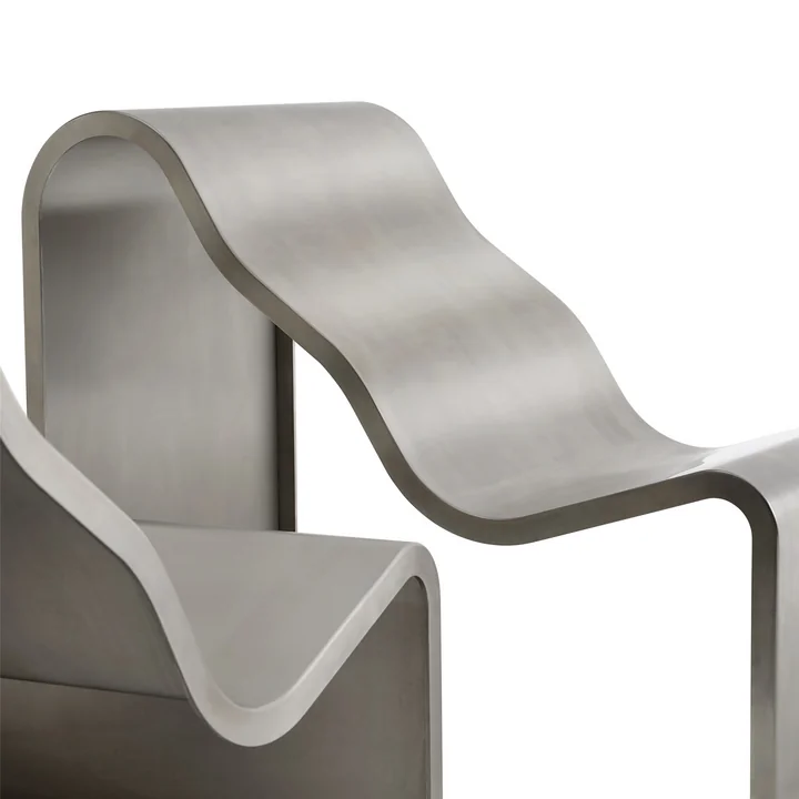 Muuto - Dream View Bench, steel, 60 cm