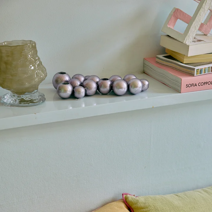 Hkliving - Bubble Candle holder, purple