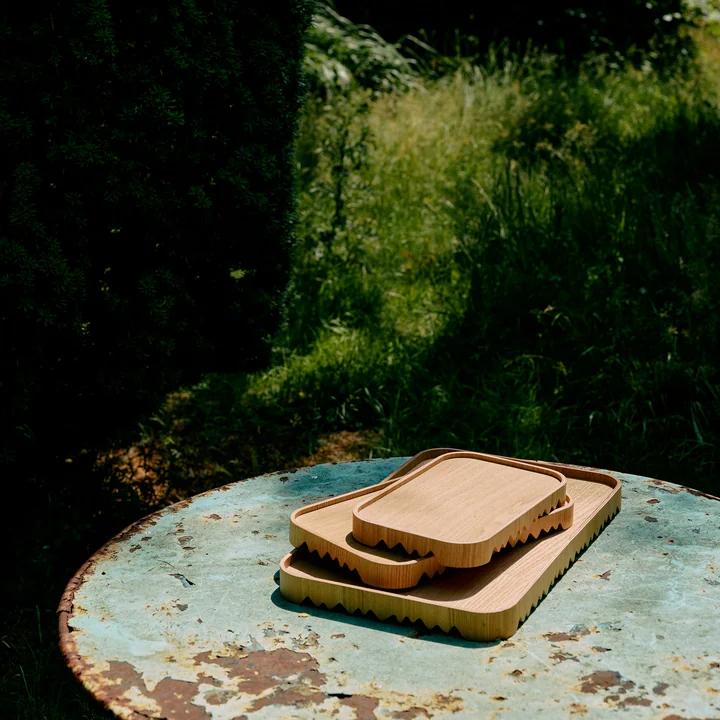 HKliving - Serving tray, natural ash