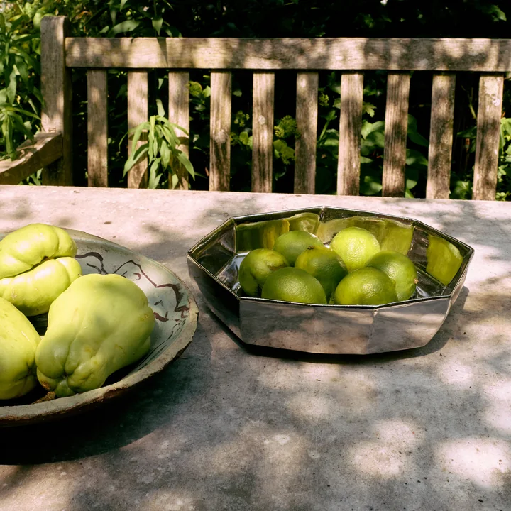 HKliving - Chrome decorative bowl