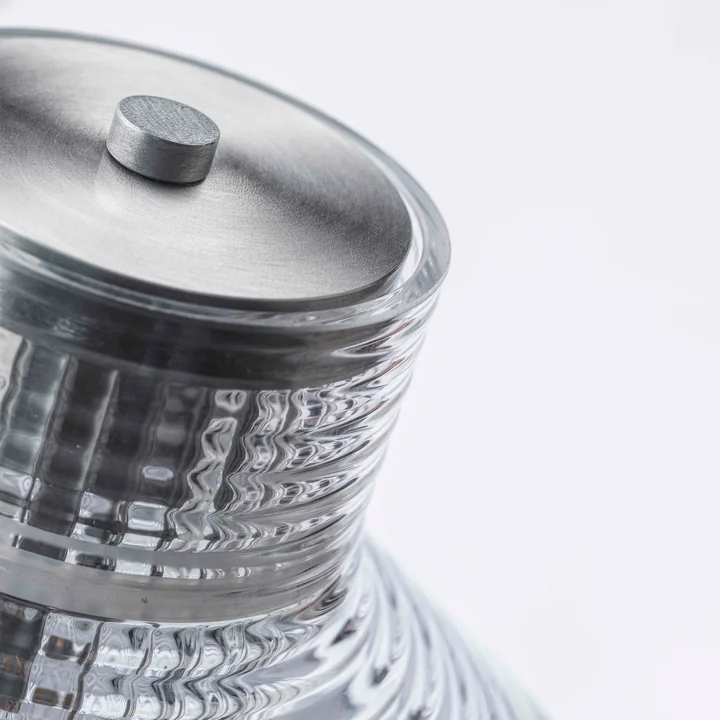 FDB Møbler - Sletterhage Rechargeable table lamp, aluminum silver