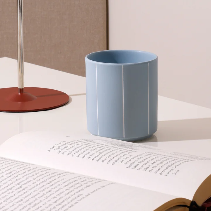 Design Letters - Nordic Pyjamas Porcelain mug, blue stripe