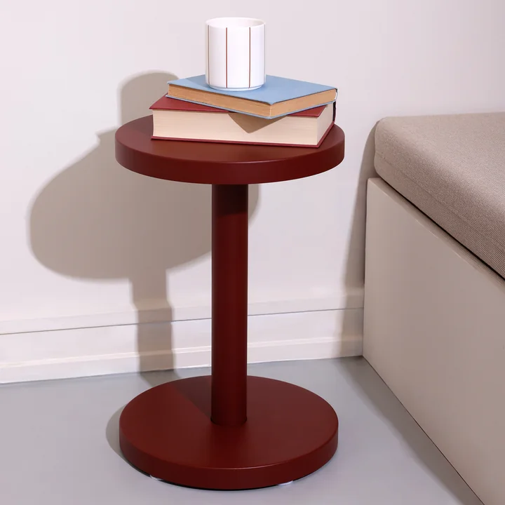 Design Letters - Trisse 3-in-1 side table, S, burgundy
