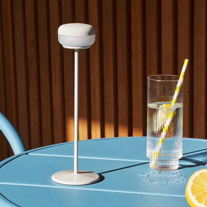 Fatboy - cheerio Outdoor rechargeable LED table lamp, light gray