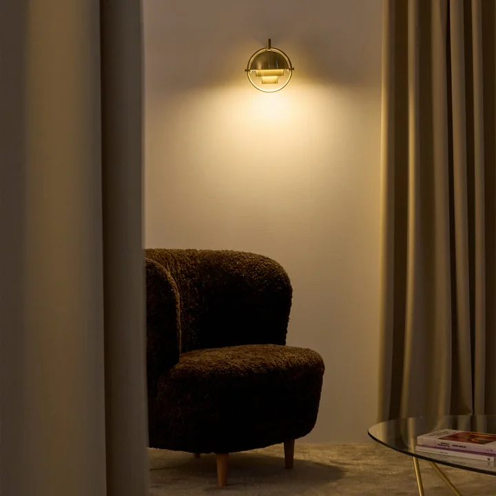 Gubi - Multi-Lite Wall light, brass