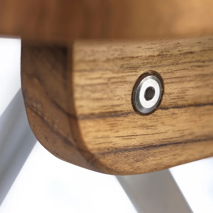 FDB Møbler - Lilleø M26 Folding table, 58 x 63.5 cm, natural oiled teak