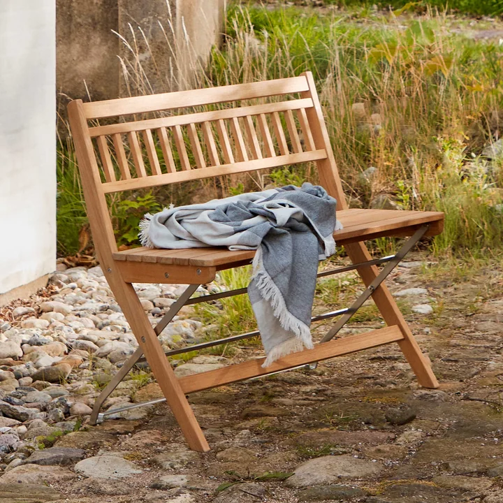 FDB Møbler - Lilleø M24 Garden bench, natural oiled teak