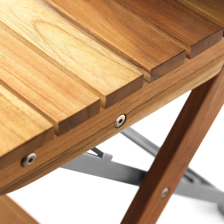 FDB Møbler - Lilleø M23 Folding chair, natural oiled teak