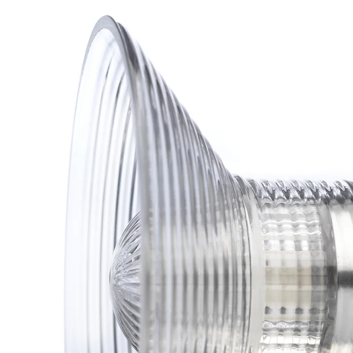 FDB Møbler - Sletterhage Wall light, Ø 28 cm, transparent