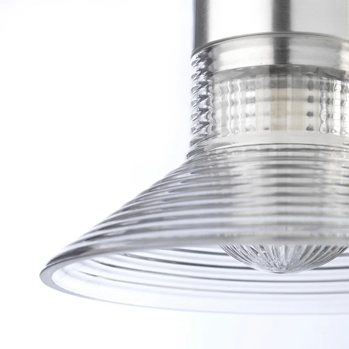 FDB Møbler - Sletterhage Pendant light, Ø 28 cm, transparent