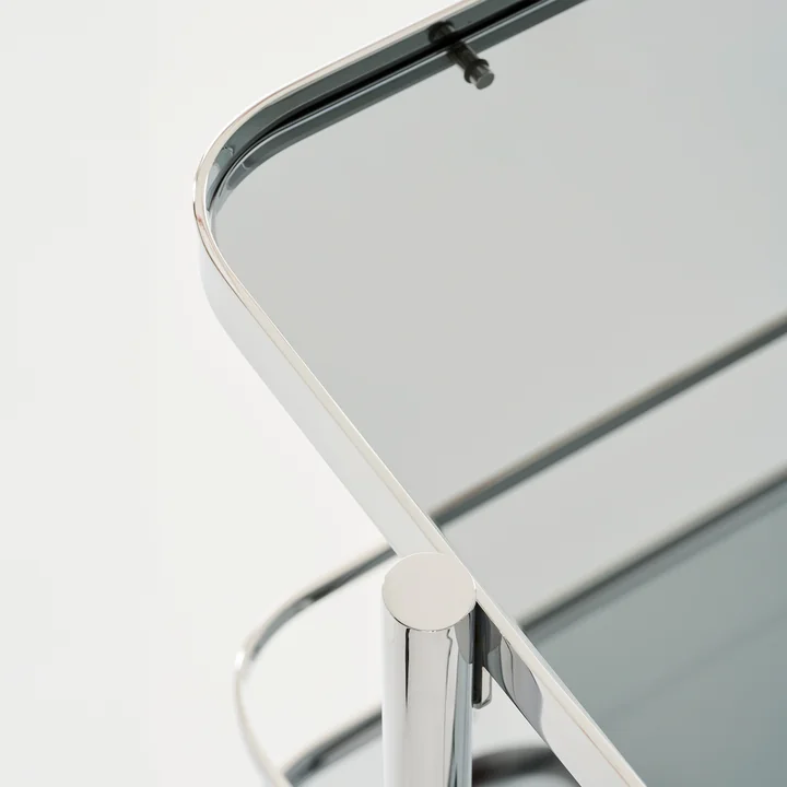 Thonet - S 179 Serving trolley, chrome / gray