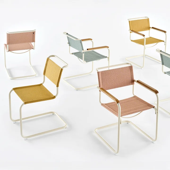 Thonet - S 33 V Chairs and S 34 V Armchairs