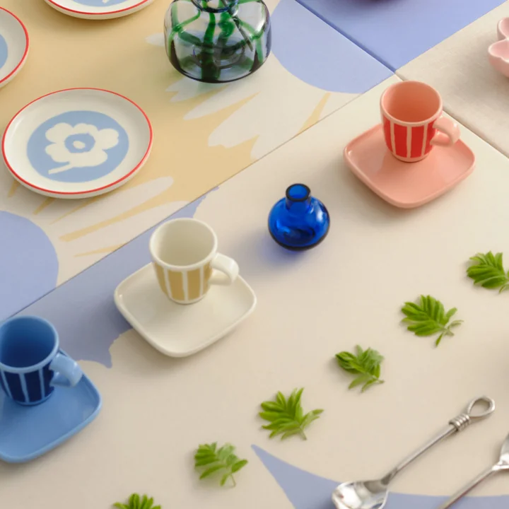 Marimekko - Oiva Piccolo espresso cups with saucers