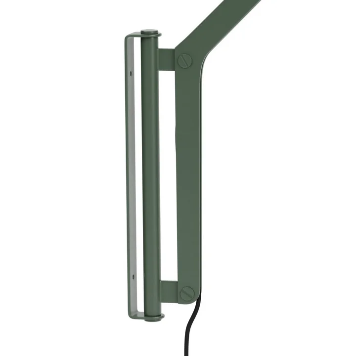 FDB Møbler - Hasle Wall light, olive green (RAL1013)