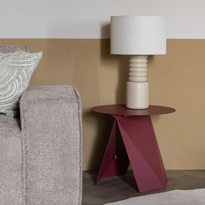 Zuiver - Foldy side table, foldable, marsala red