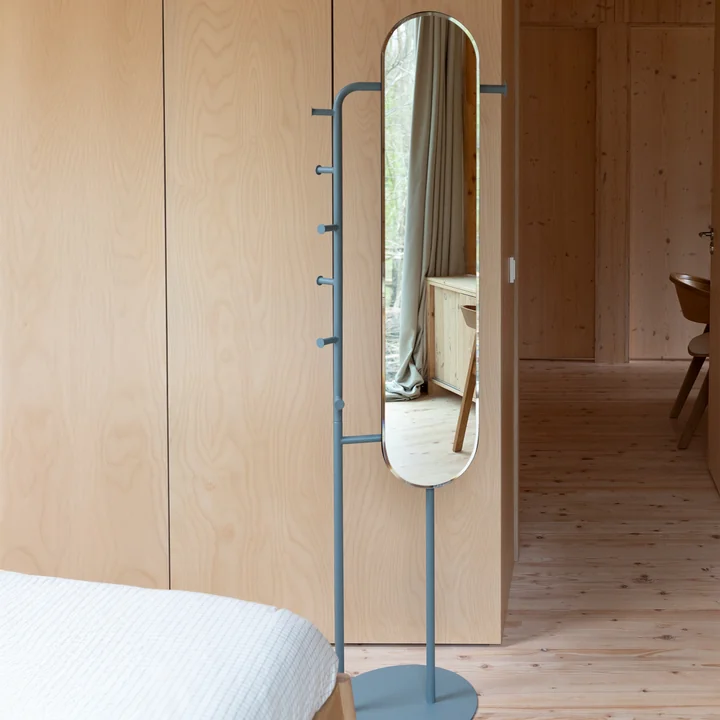 Zuiver - Vero standing mirror, blue