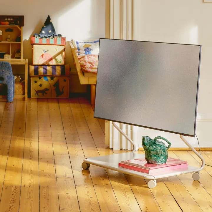 Pedestal - Disco TV stand, 40 - 70 inch, oat