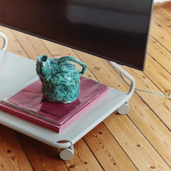 Pedestal - Disco TV stand, 40 - 70 inch, oat