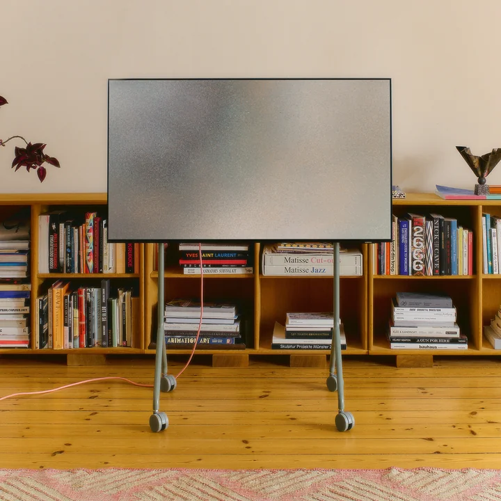 Pedestal - Moon Light TV stand, 32 - 44 inch, mossy green