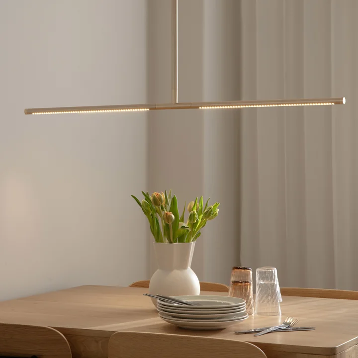 Umage - Omni LED ceiling light, L, coated brass