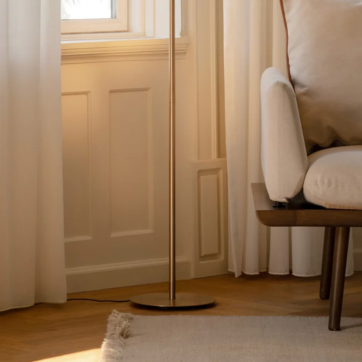 Umage - Omni LED floor lamp, coated brass