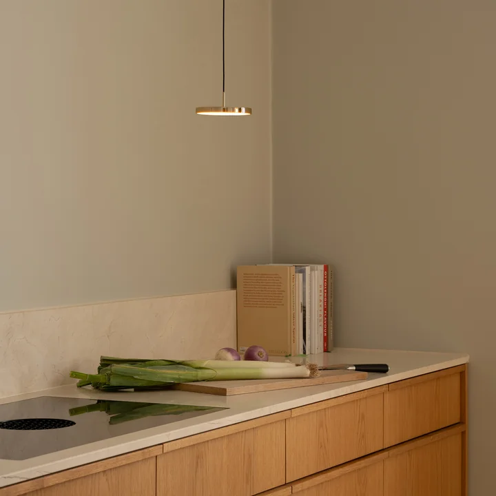 Umage - Asteria Micro LED pendant light, monochrome / polished brass