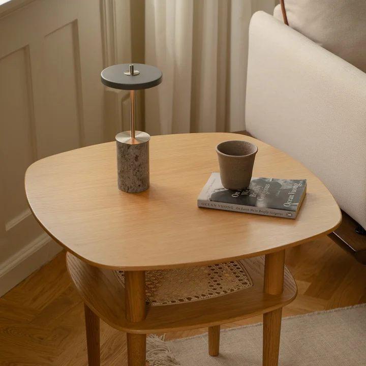 Umage - Asteria Move Mini, LED table lamp, steel / gray